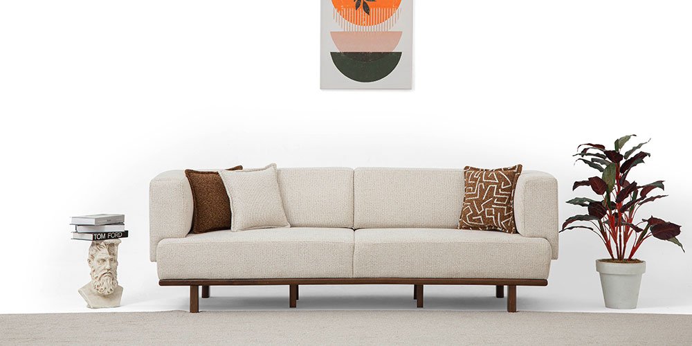 Rolex Koltuk Takımı Krem