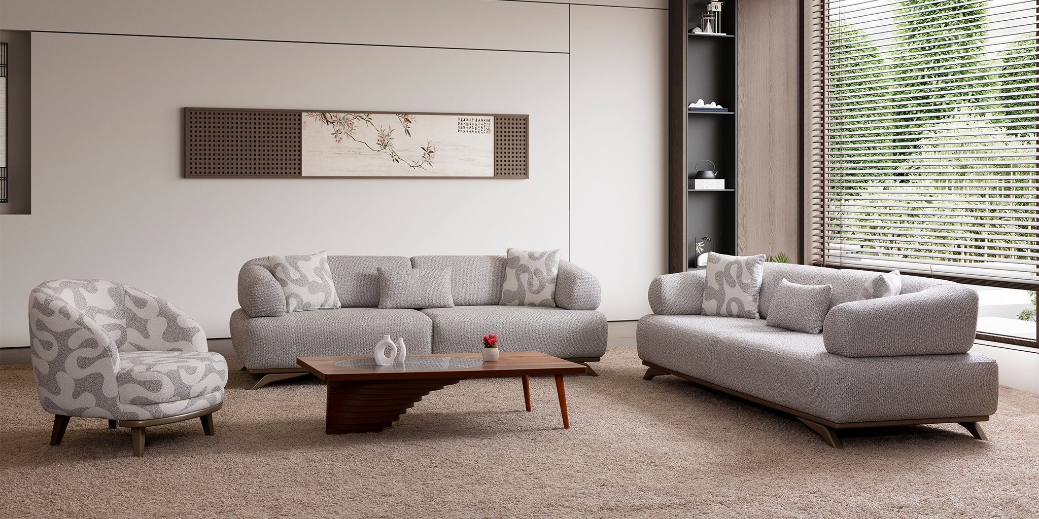 Paris Koltuk Takımı Antrasit