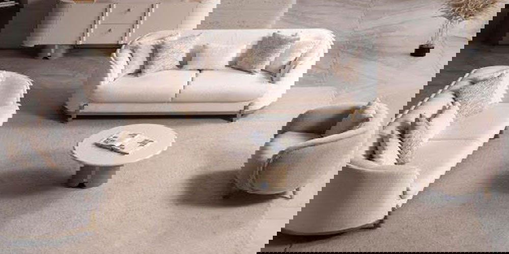 Zümrüt Koltuk Takımı Krem