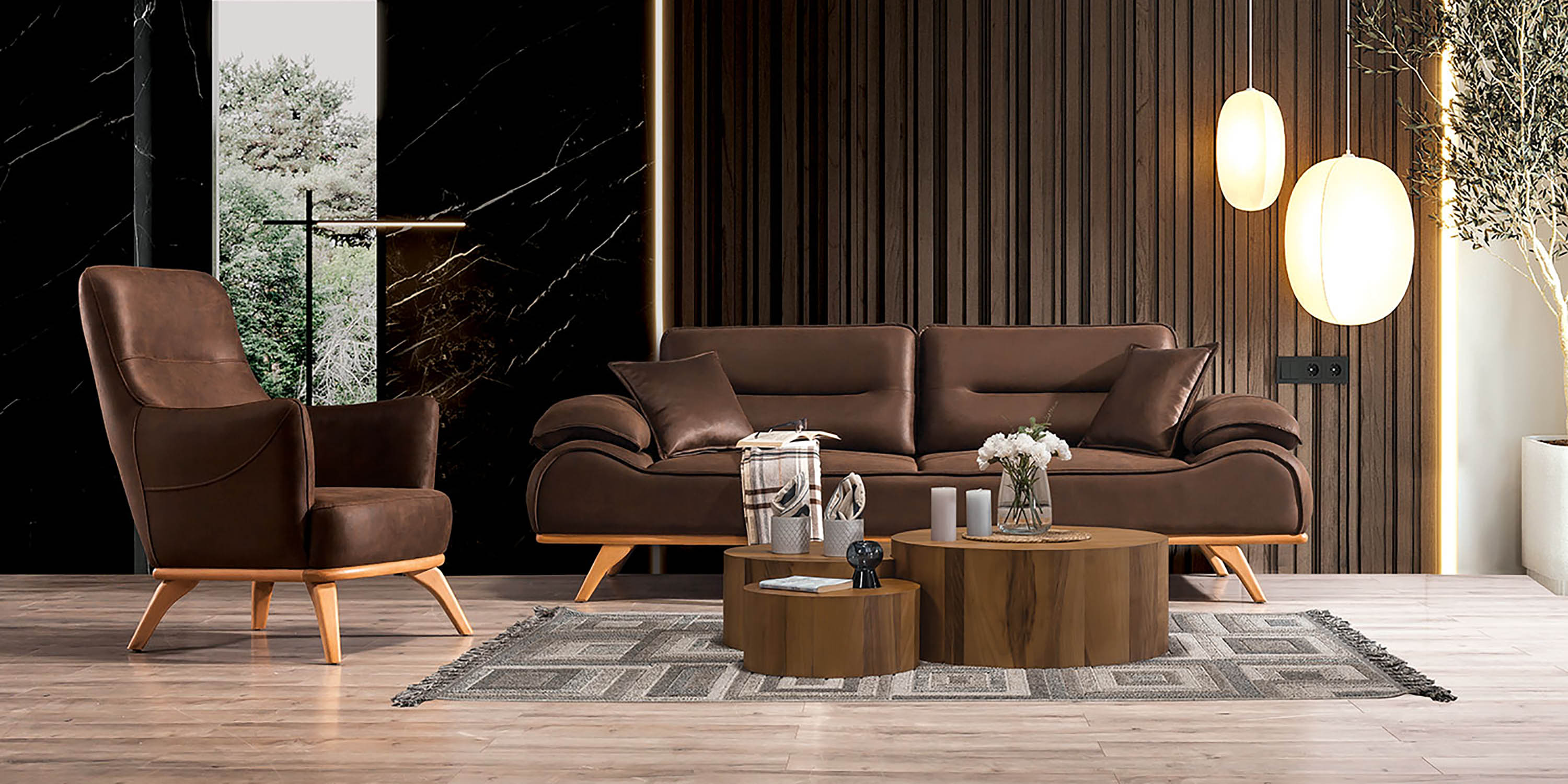 Asos Koltuk Takımı Nubuk