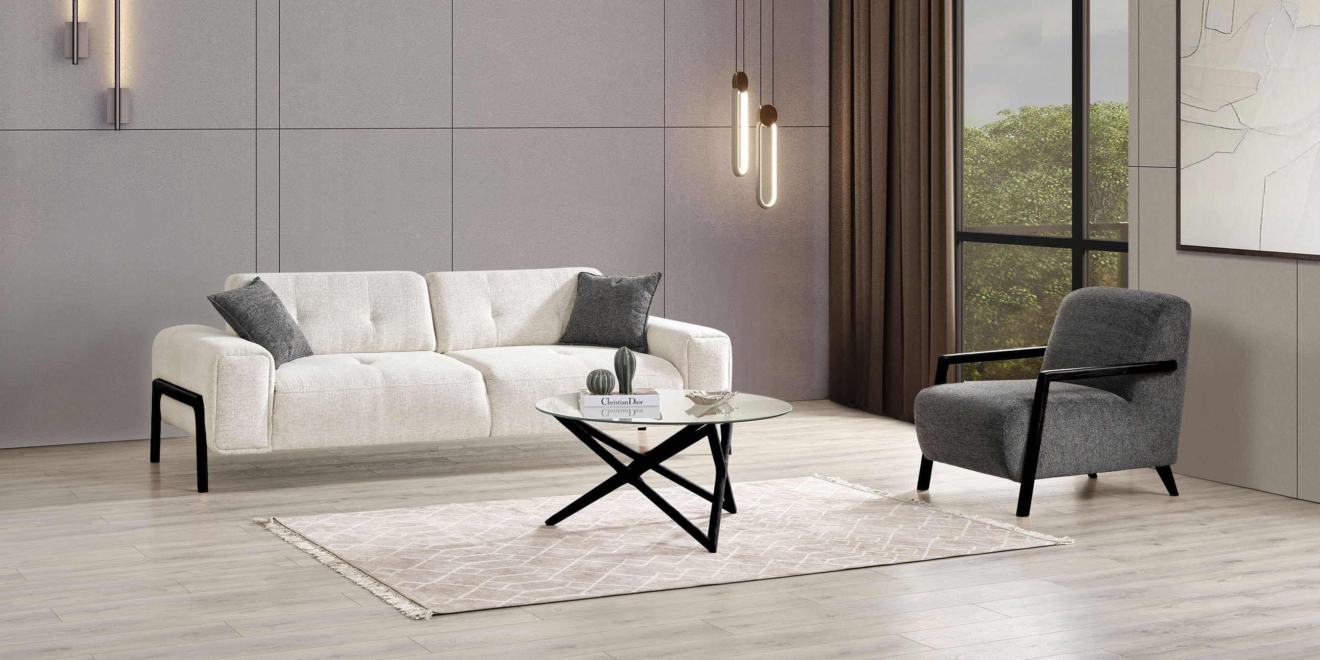 Rolex Koltuk Takımı Siyah