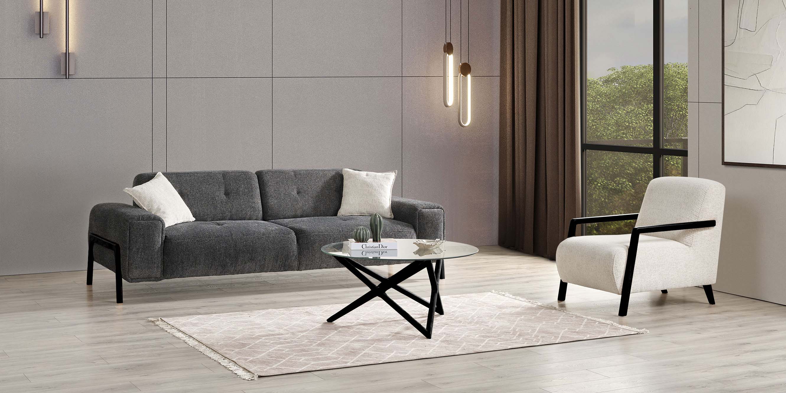 Rolex Koltuk Takımı Siyah