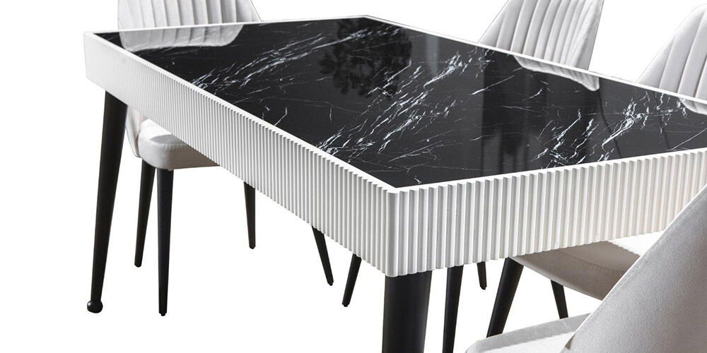 Asil  Yemek Odası Takımı Beyaz