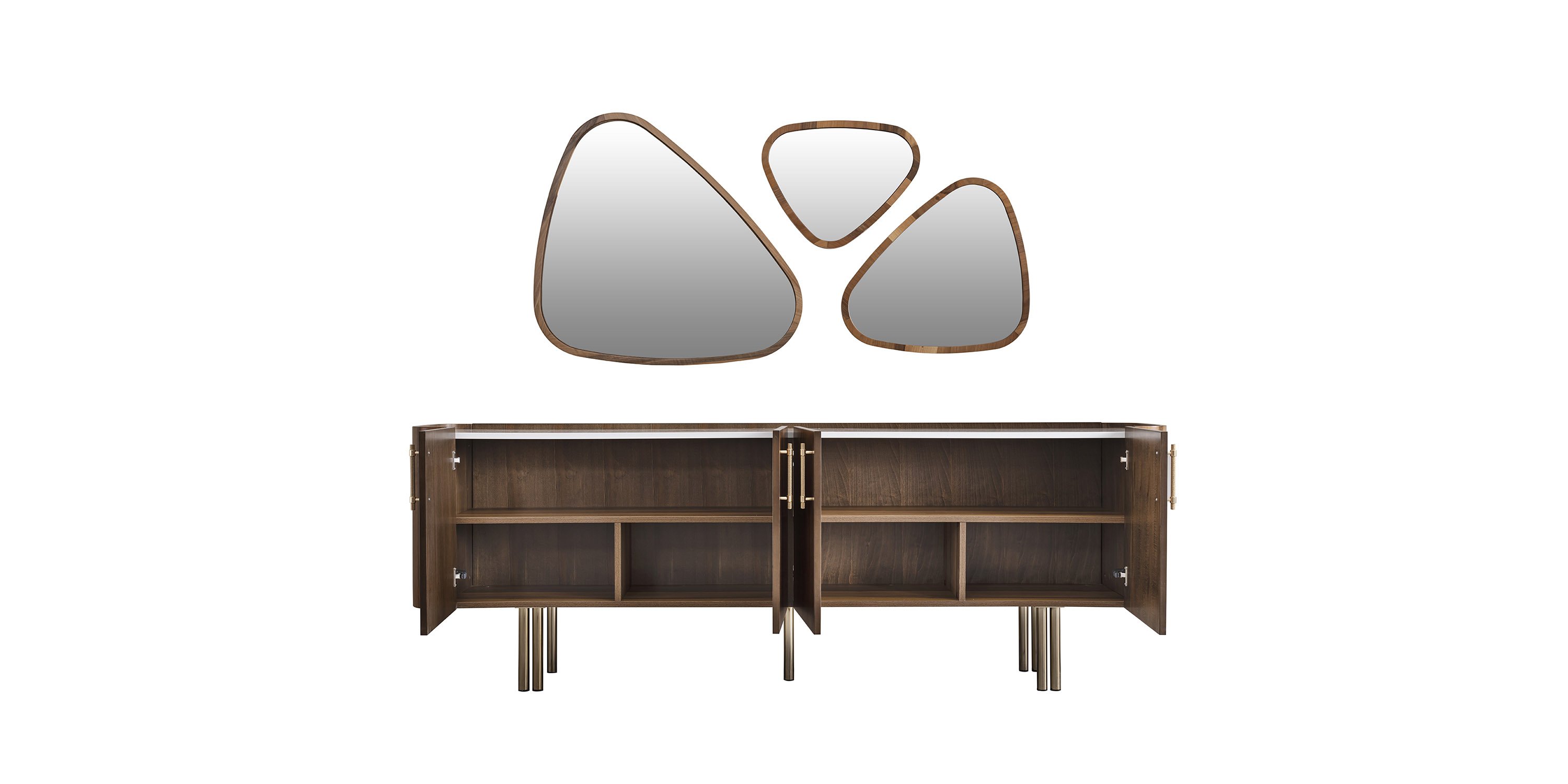 Browni Yemek Odası Takımı