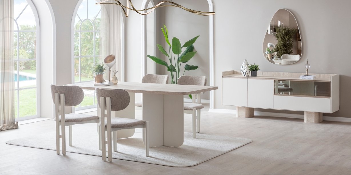Flora Yemek Odası Takımı