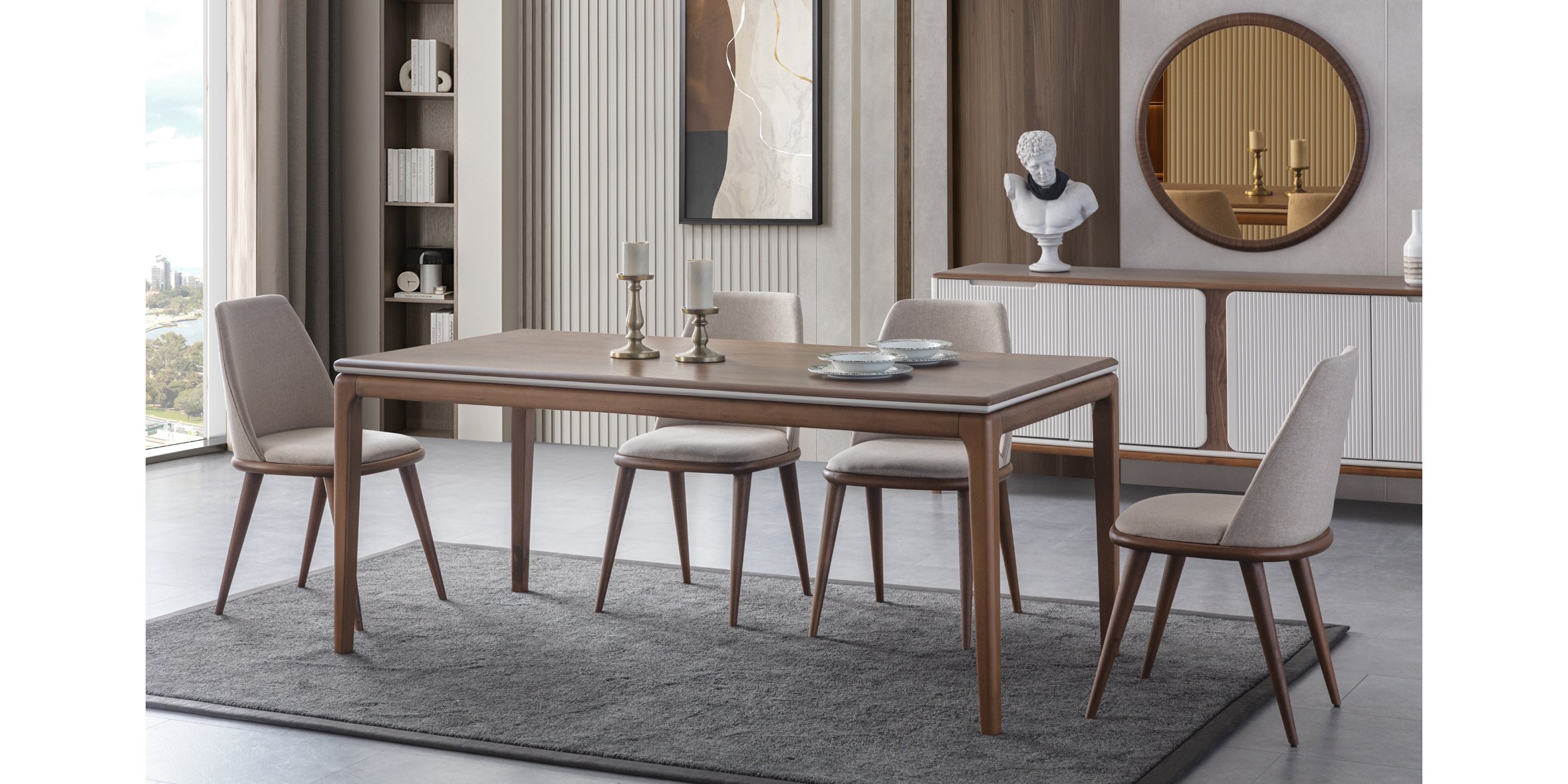 İnci Yemek Odası Takımı