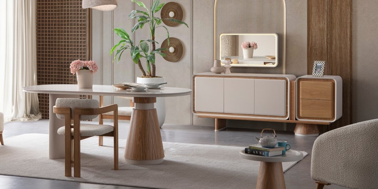 Latte Yemek Odası Takımı Bohem