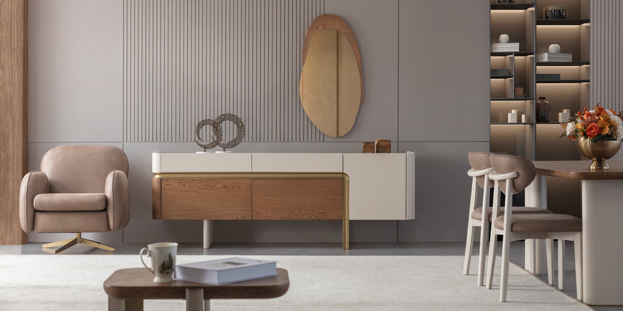 Line Yemek Odası Takımı