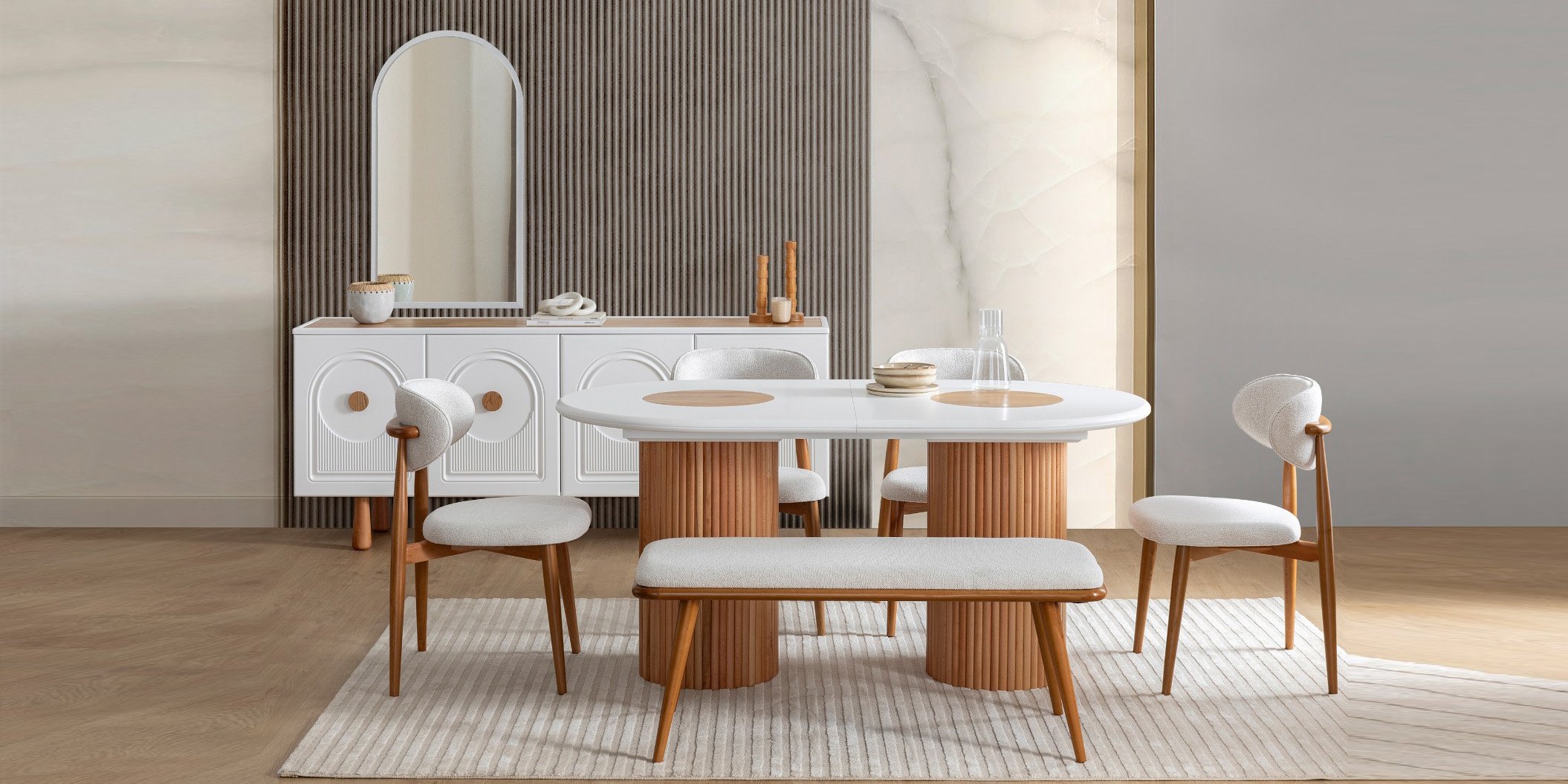 Lotus Soho Yemek Odası Takımı