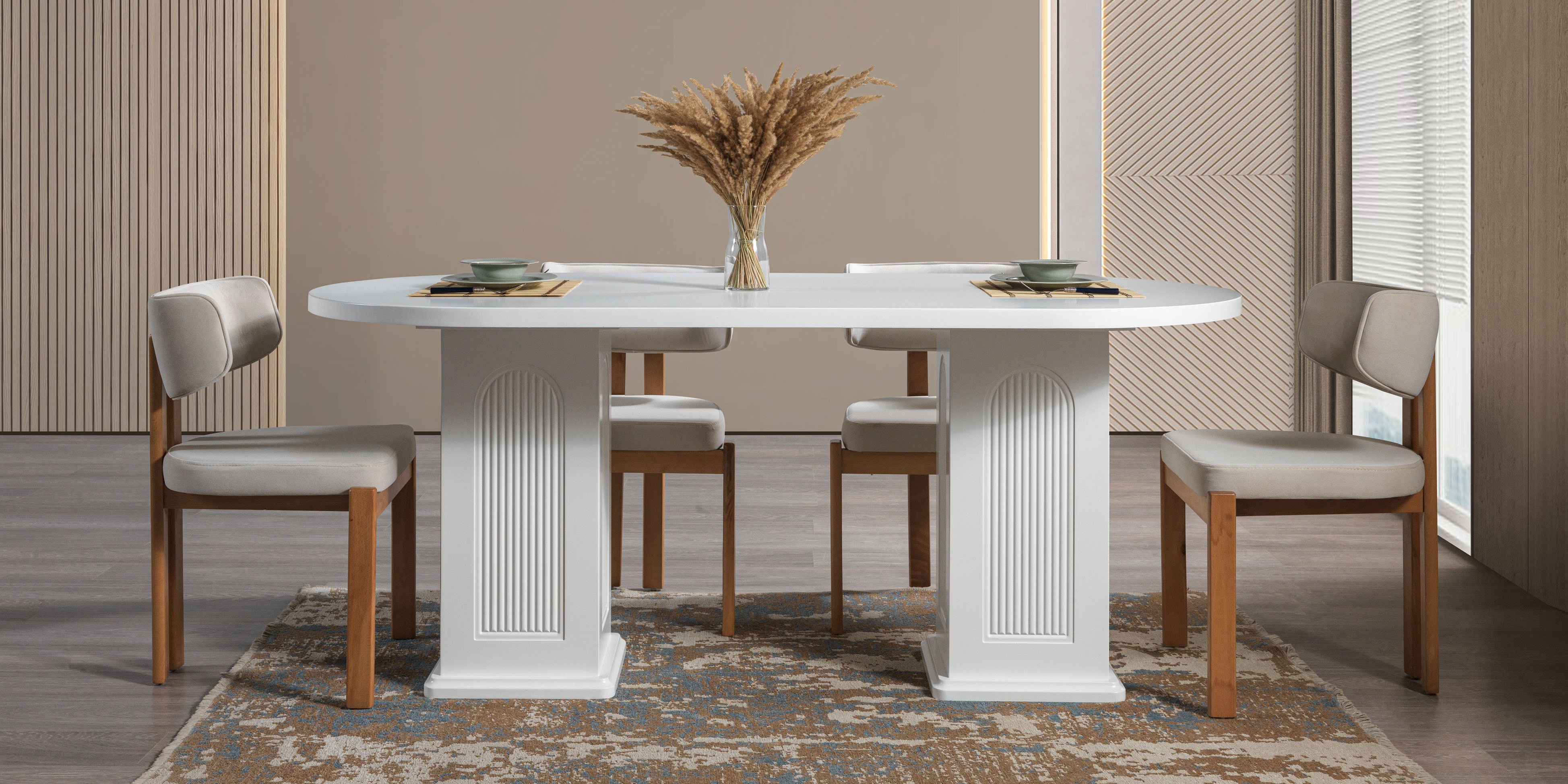 Zümrüt Yemek Odası Takımı