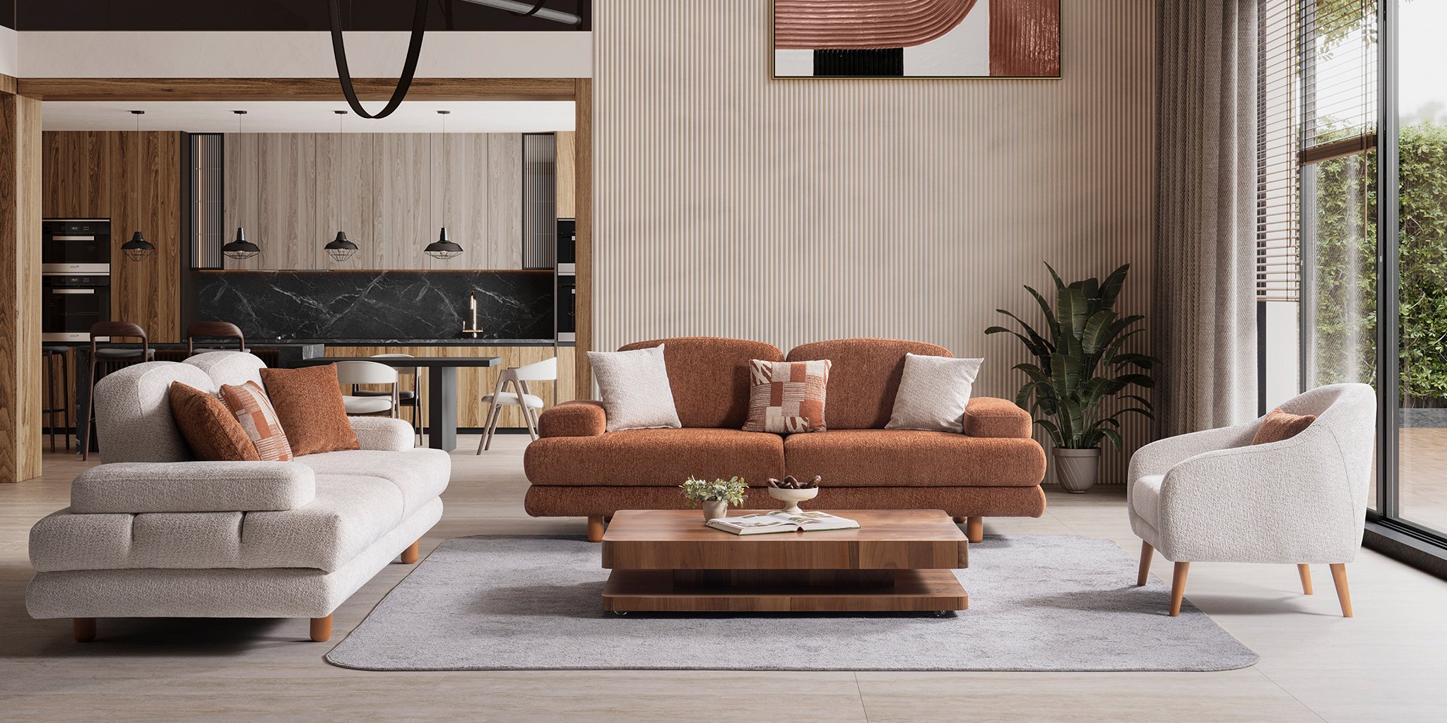 Mocha Koltuk Takımı