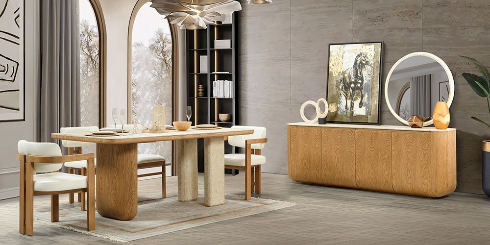 Era Yemek Odası Takımı Ceviz