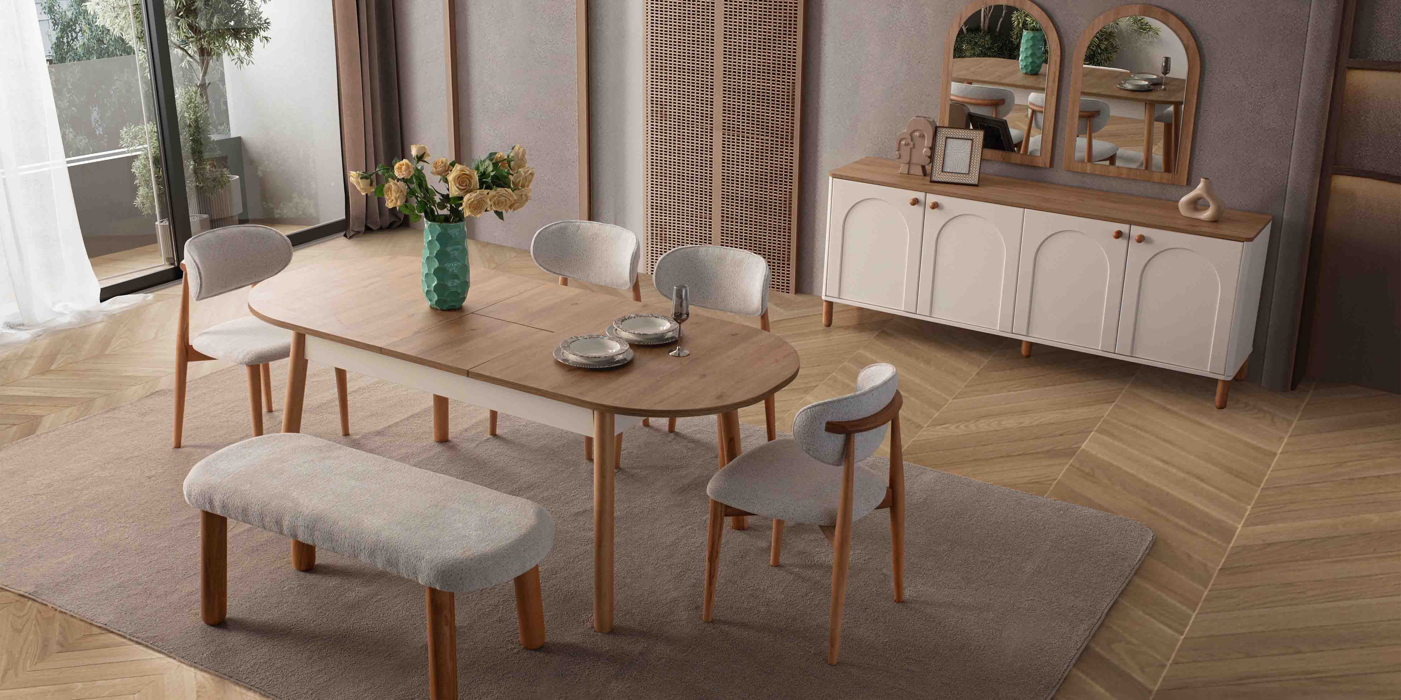 Zen Yemek Odası Takımı