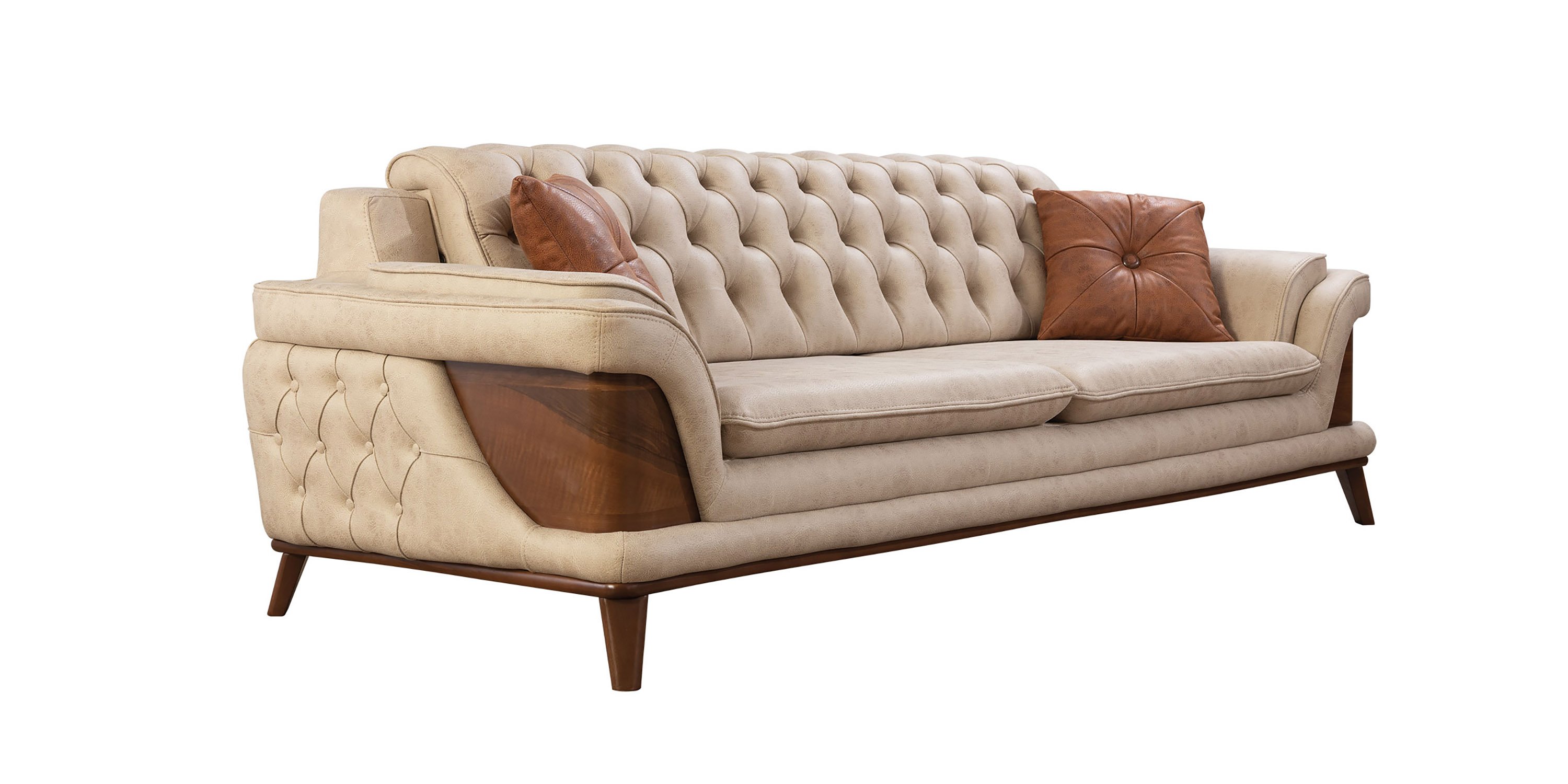 Deniz Koltuk Takımı Krem-Kiremit