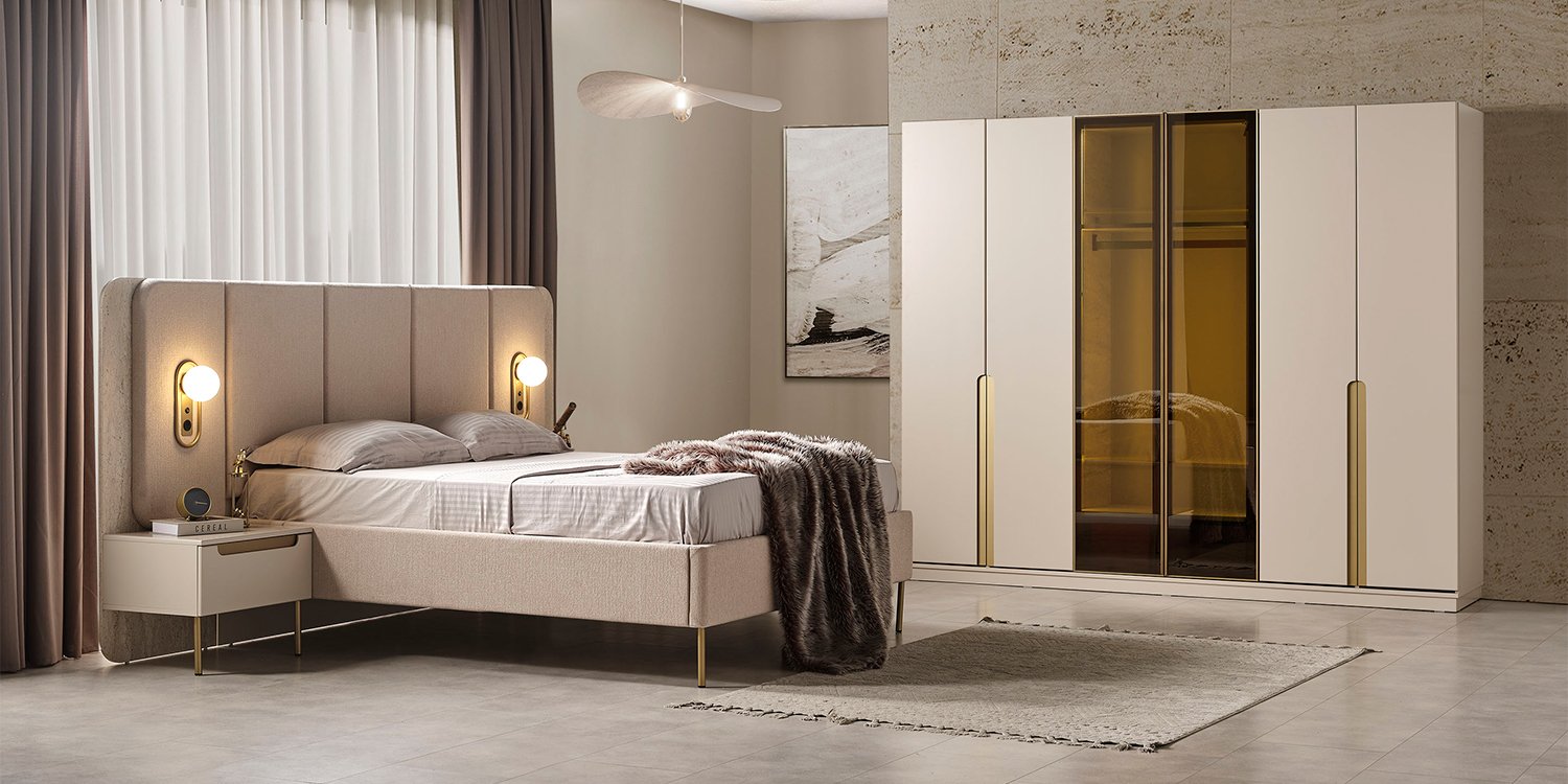Zara Yatak Odası Takımı Gold