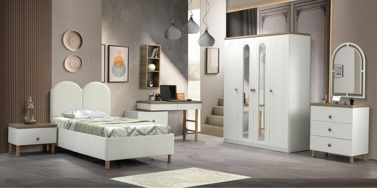 Bohem Genç Odası Krem