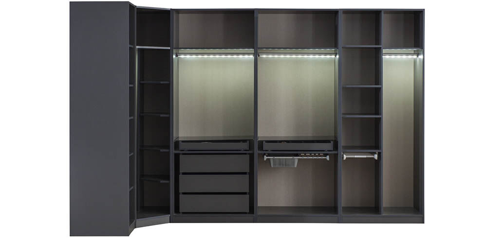 Bronze Giyinme Dolabı Antrasit