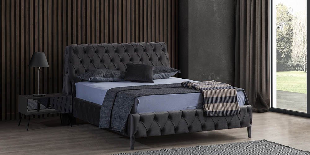 Bronze Yatak Odası Takımı Antrasit 6 kapı