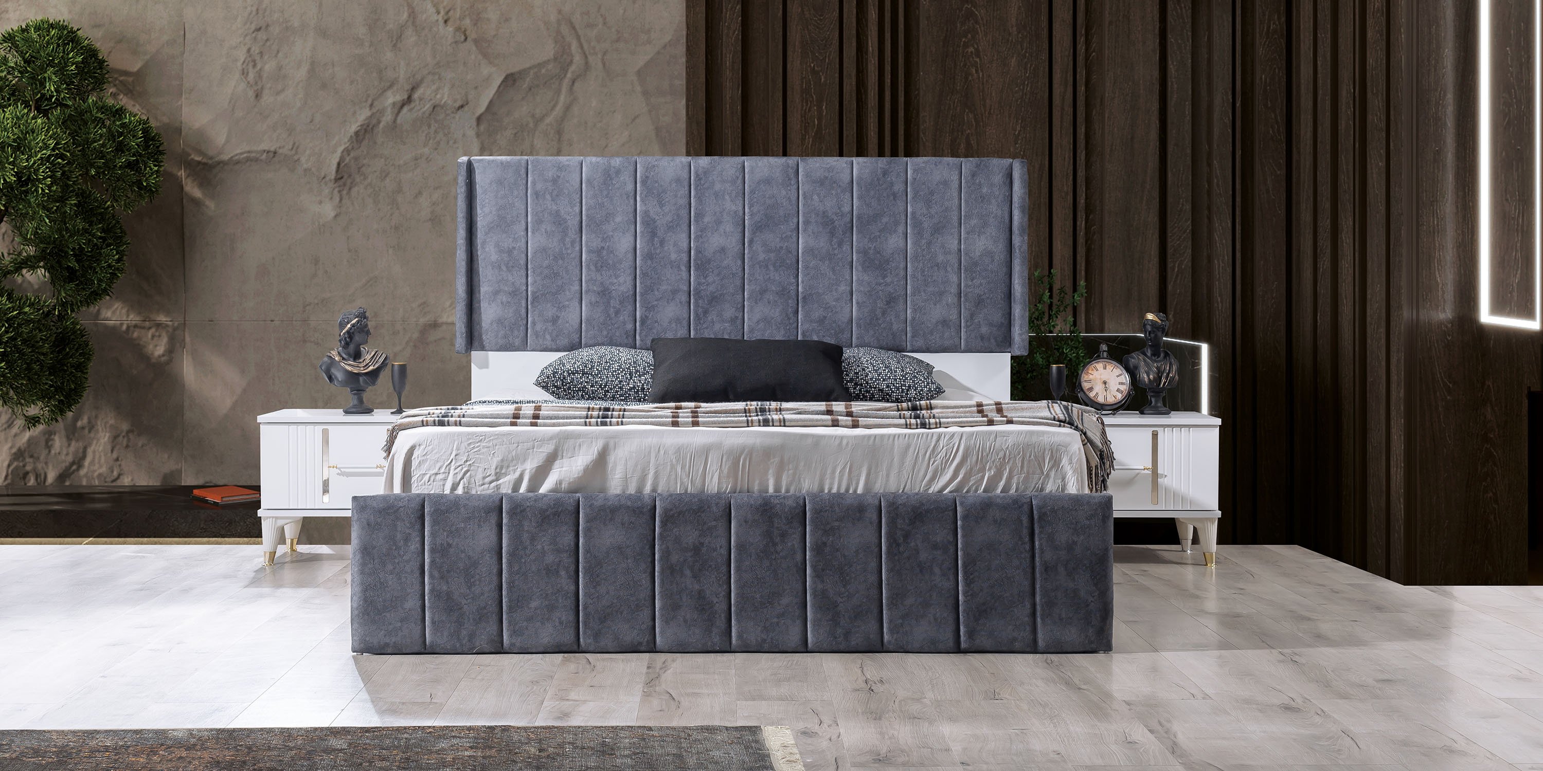 Güneş Yatak Odası Takımı Beyaz