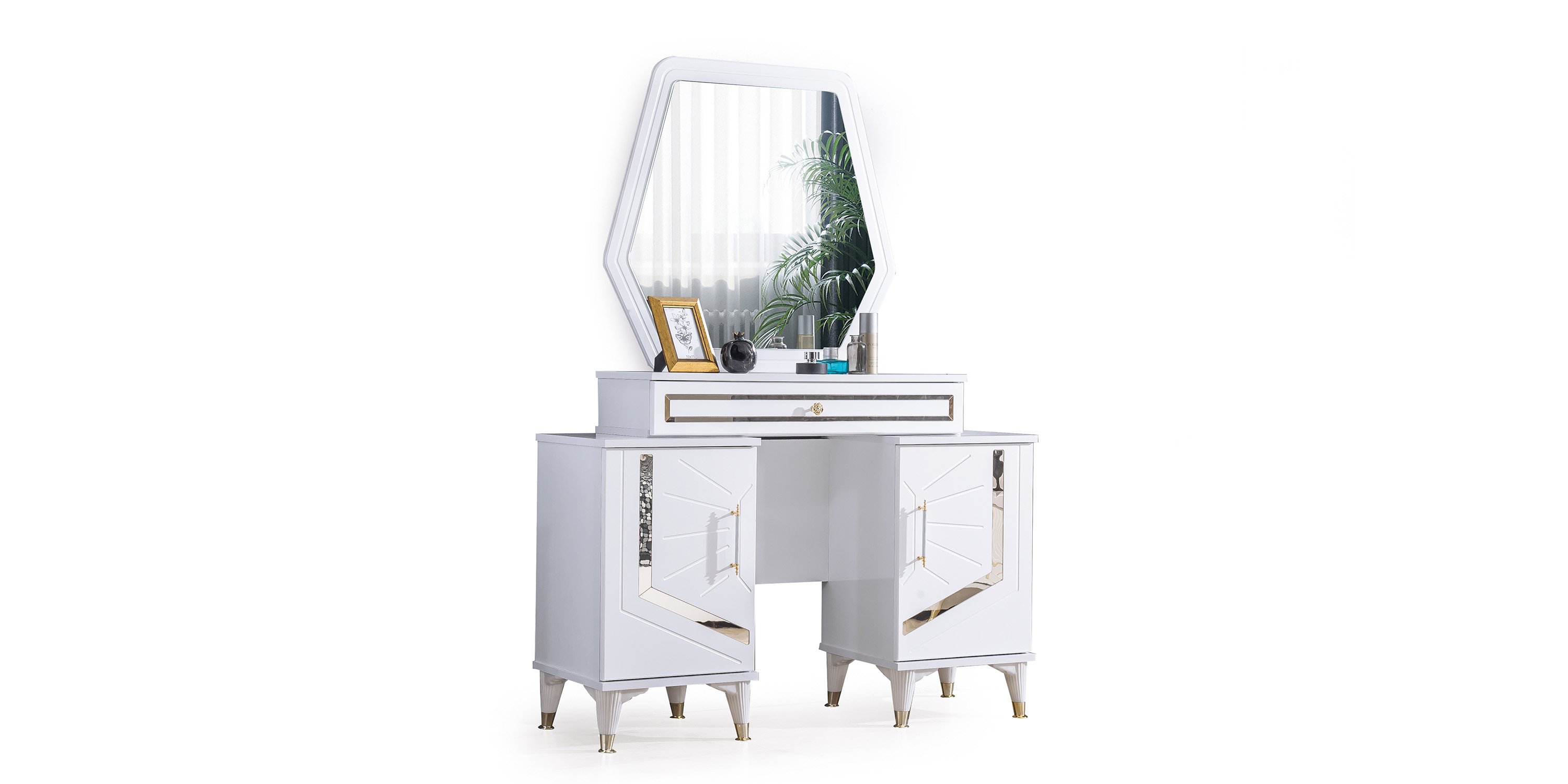 Güneş Yatak Odası Takımı Beyaz