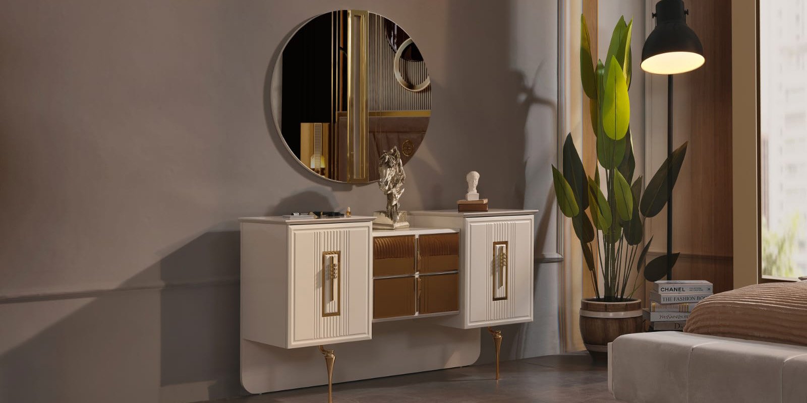 Majeste Yatak Odası Takımı Gold Aytaşı