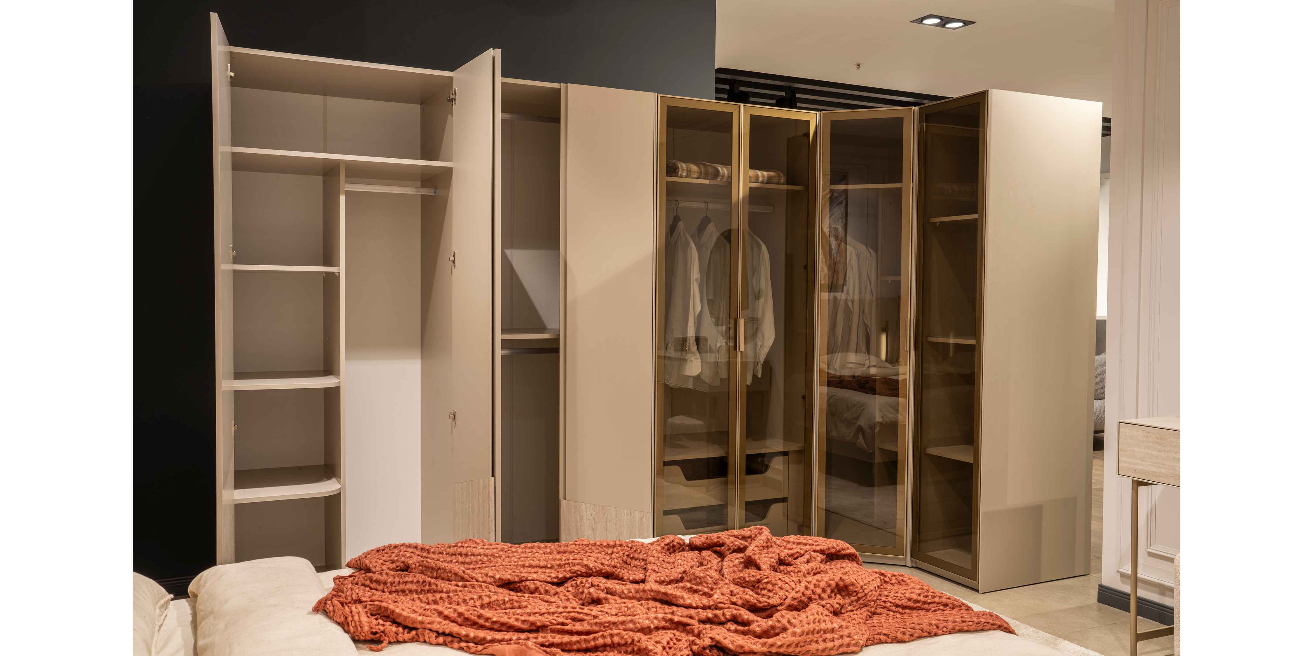 Rams Köşe Dolaplı Yatak Odası Takımı