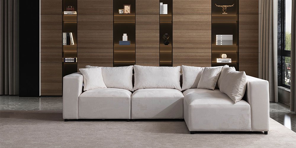 Lara Köşe Koltuk Takımı Krem