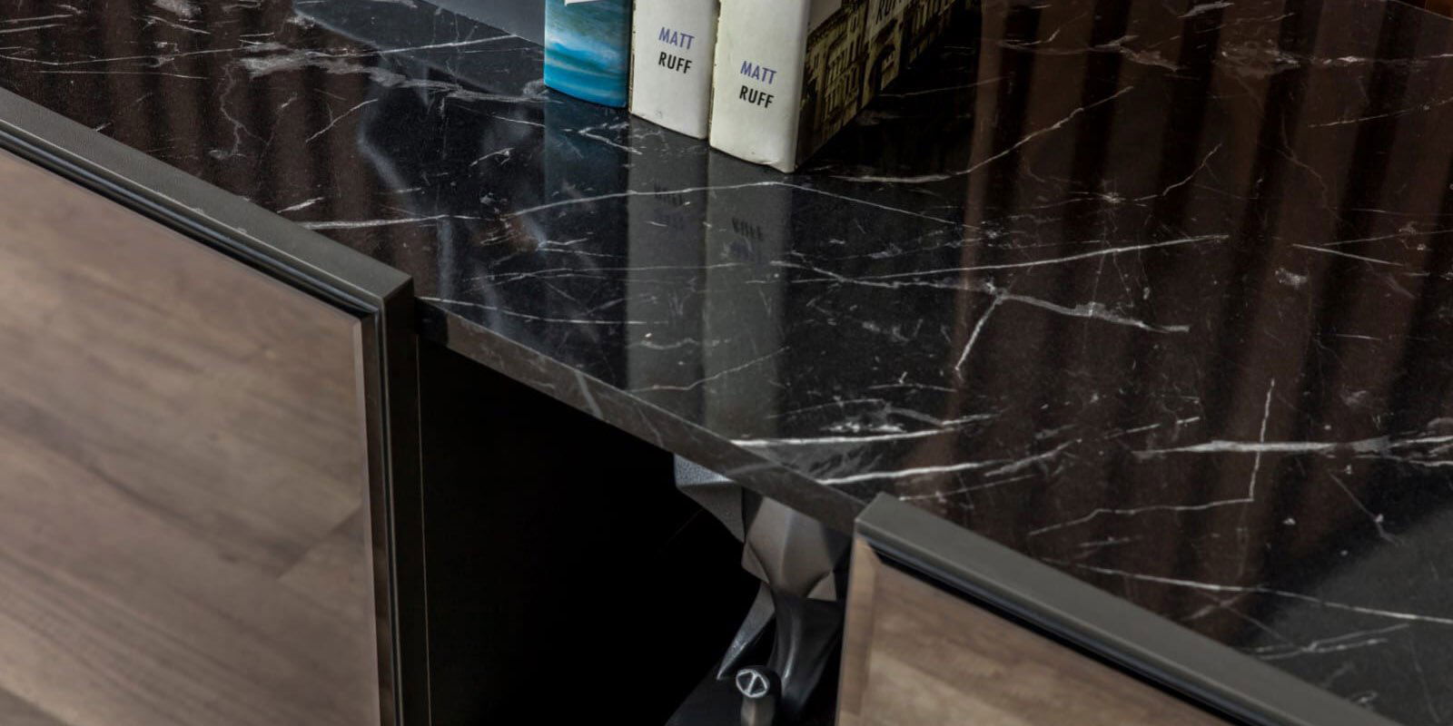 Bronze Yemek Odası Takımı Antrasit