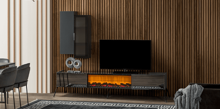 Bronze Yemek Odası Takımı Antrasit