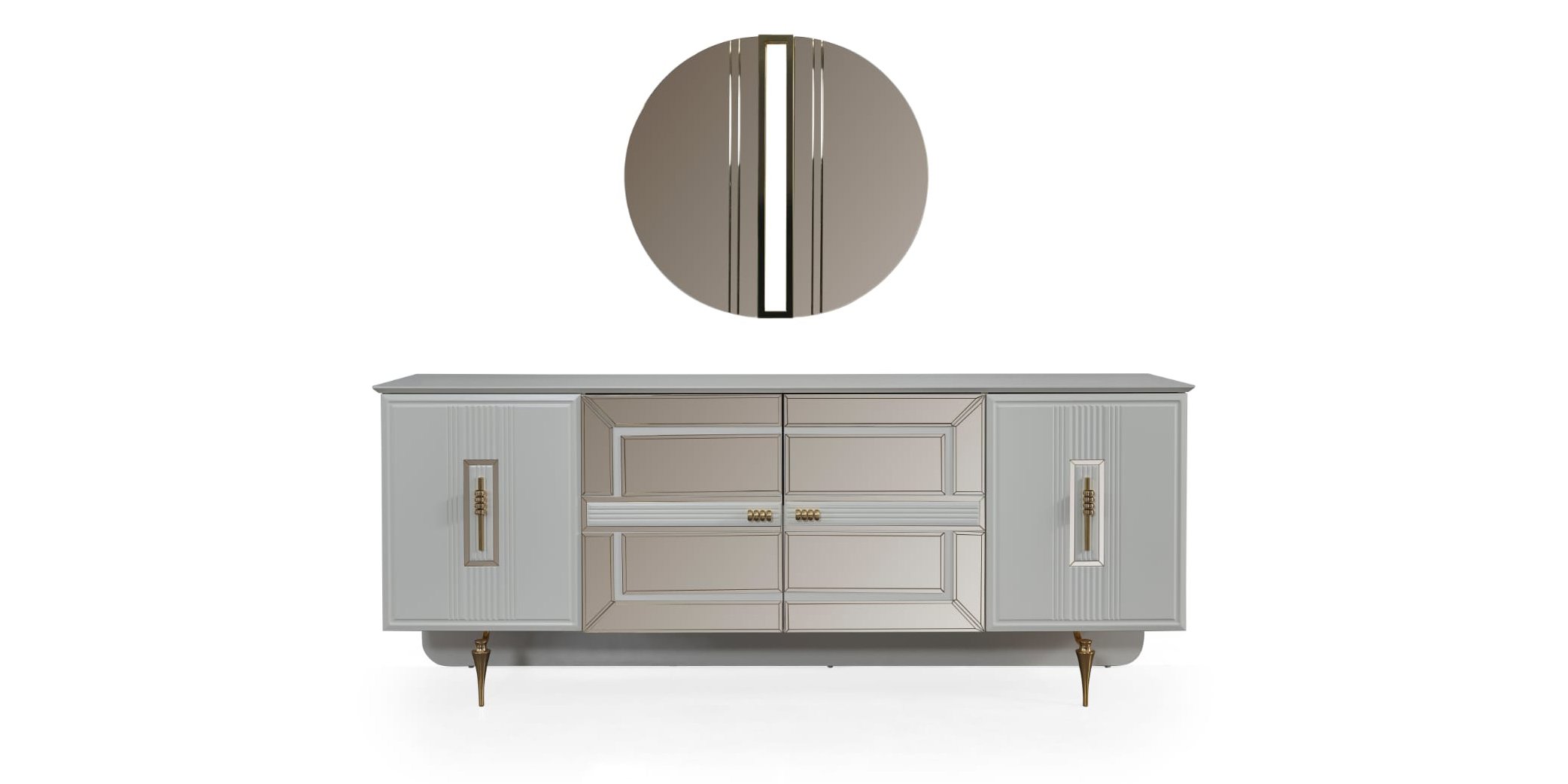 Majeste Yemek Odası Takımı Gold Aytaşı