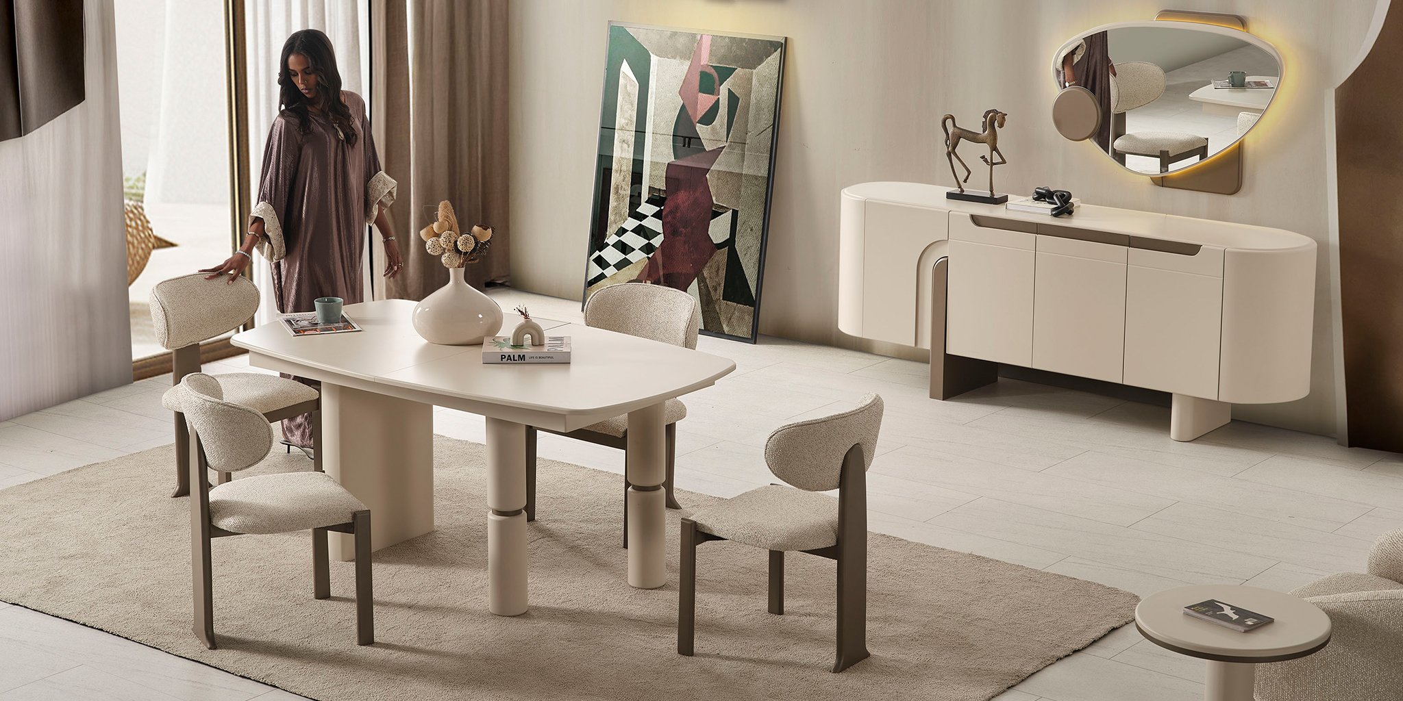 Mokka Yemek Odası Takımı