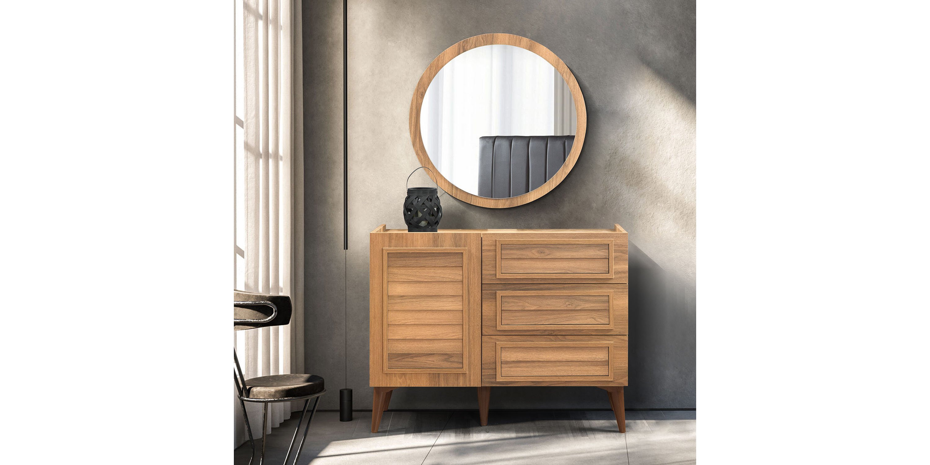 Beykoz Yatak Odası Takımı Ceviz