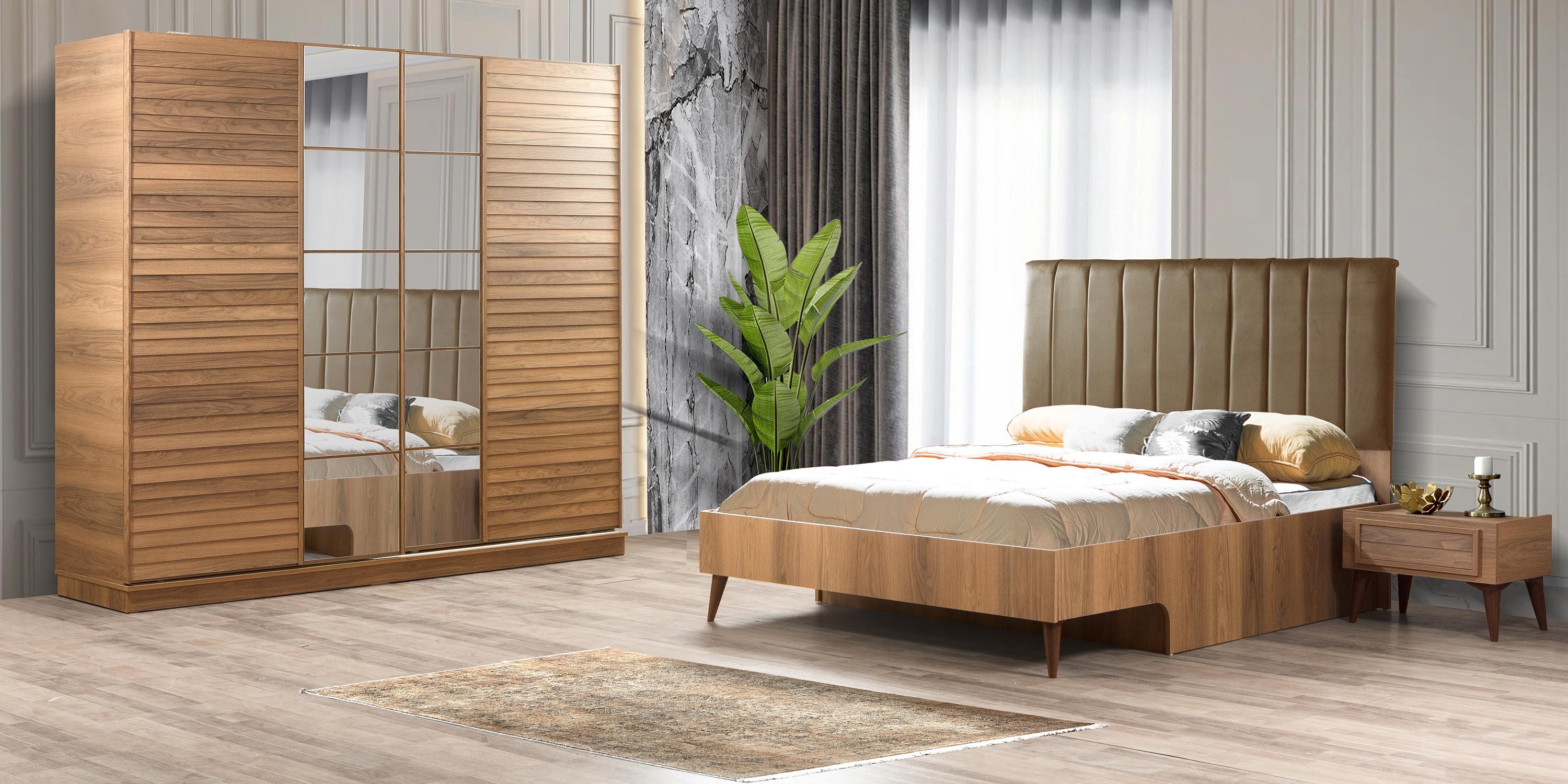 Beykoz Yatak Odası Takımı Ceviz