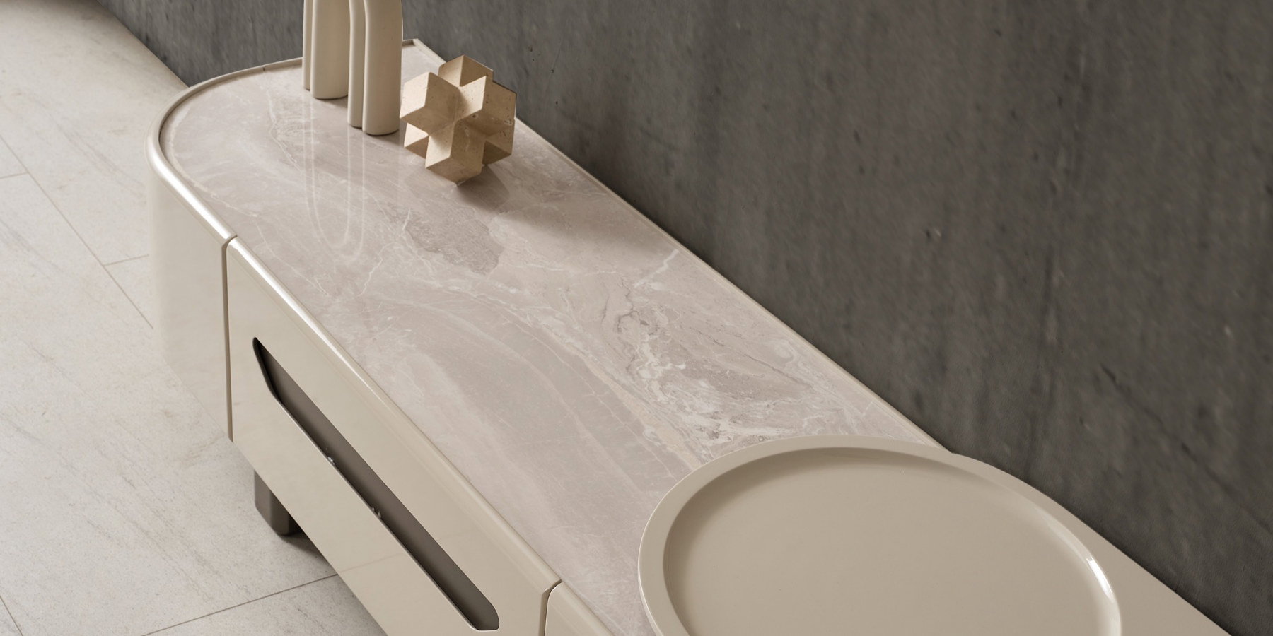 Ekol Tv Ünitesi Mermer