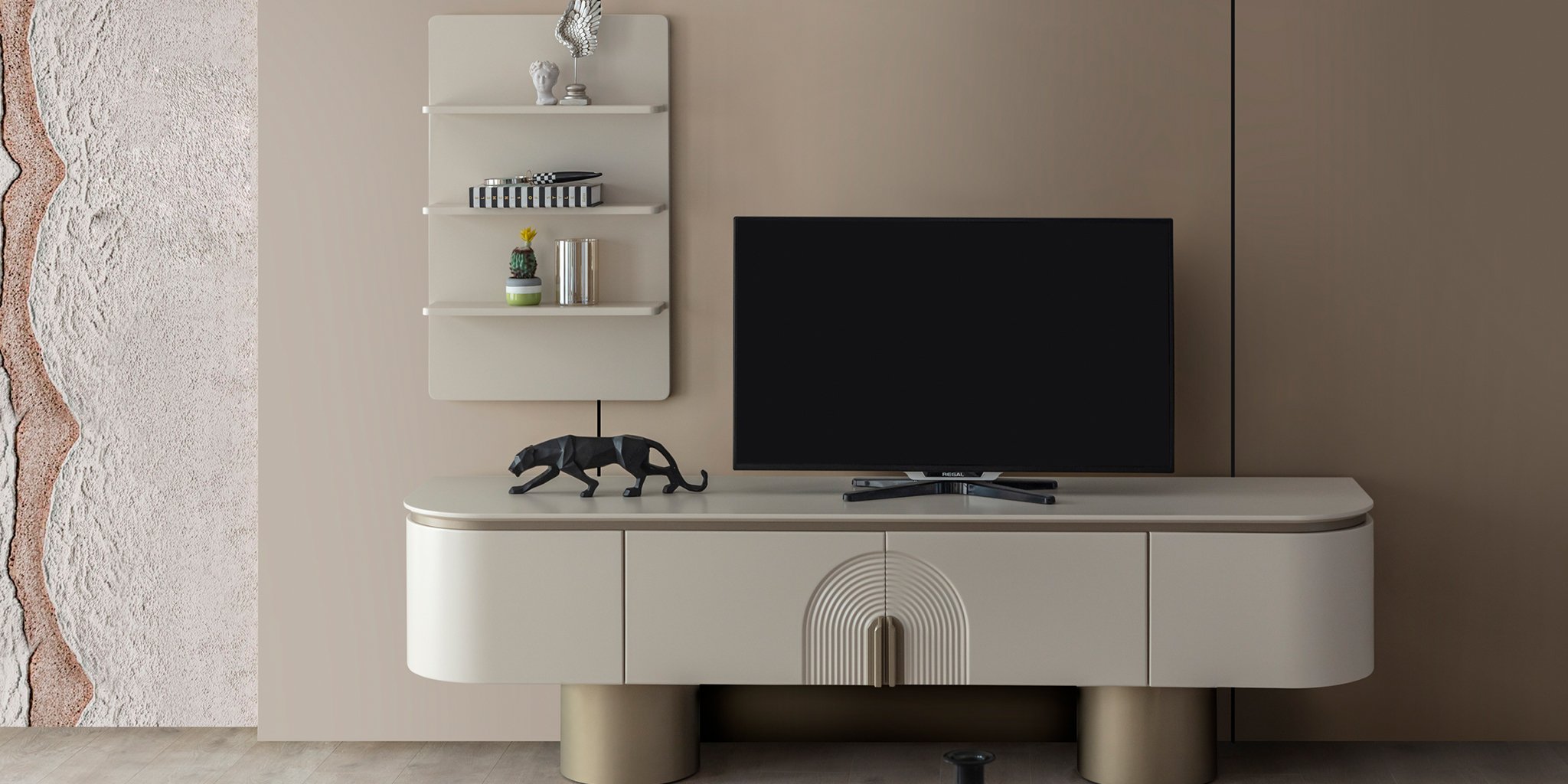 Pablo Tv Ünitesi Bronz