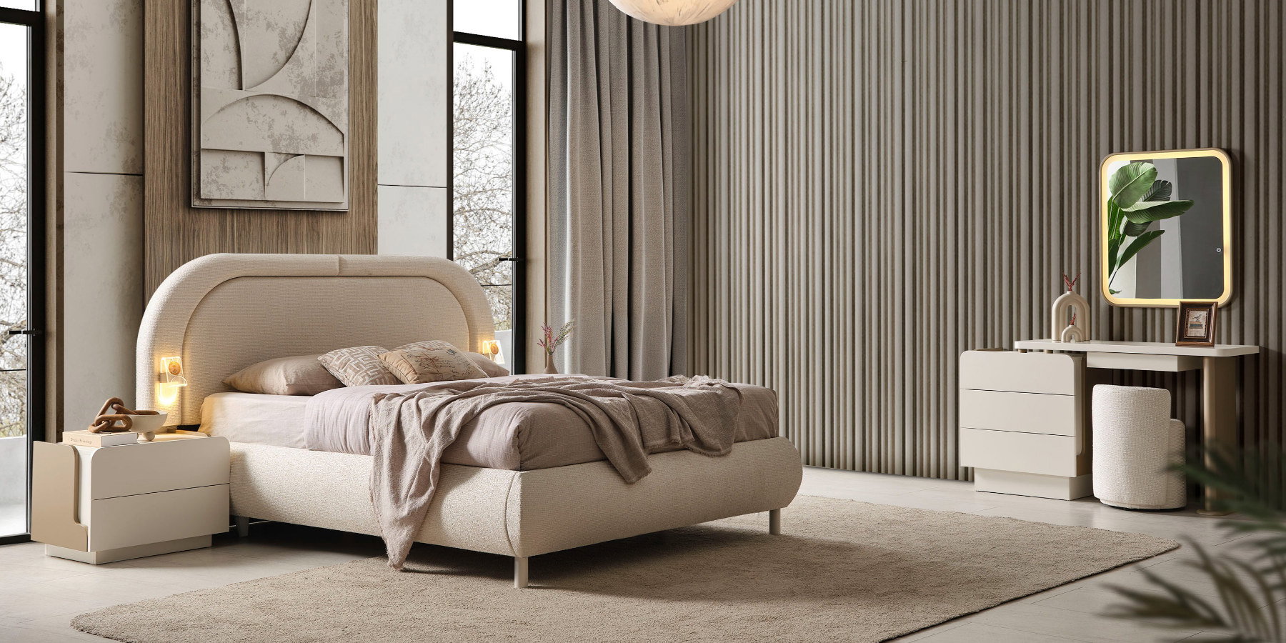 İnci Yatak Odası Takımı