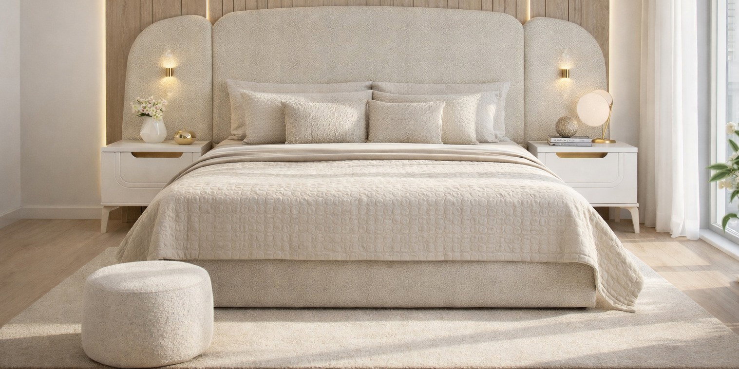 Luna Yatak Odası Takımı Beyaz