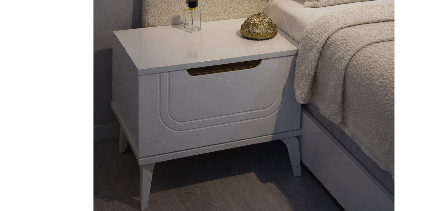 Luna Yatak Odası Takımı Beyaz