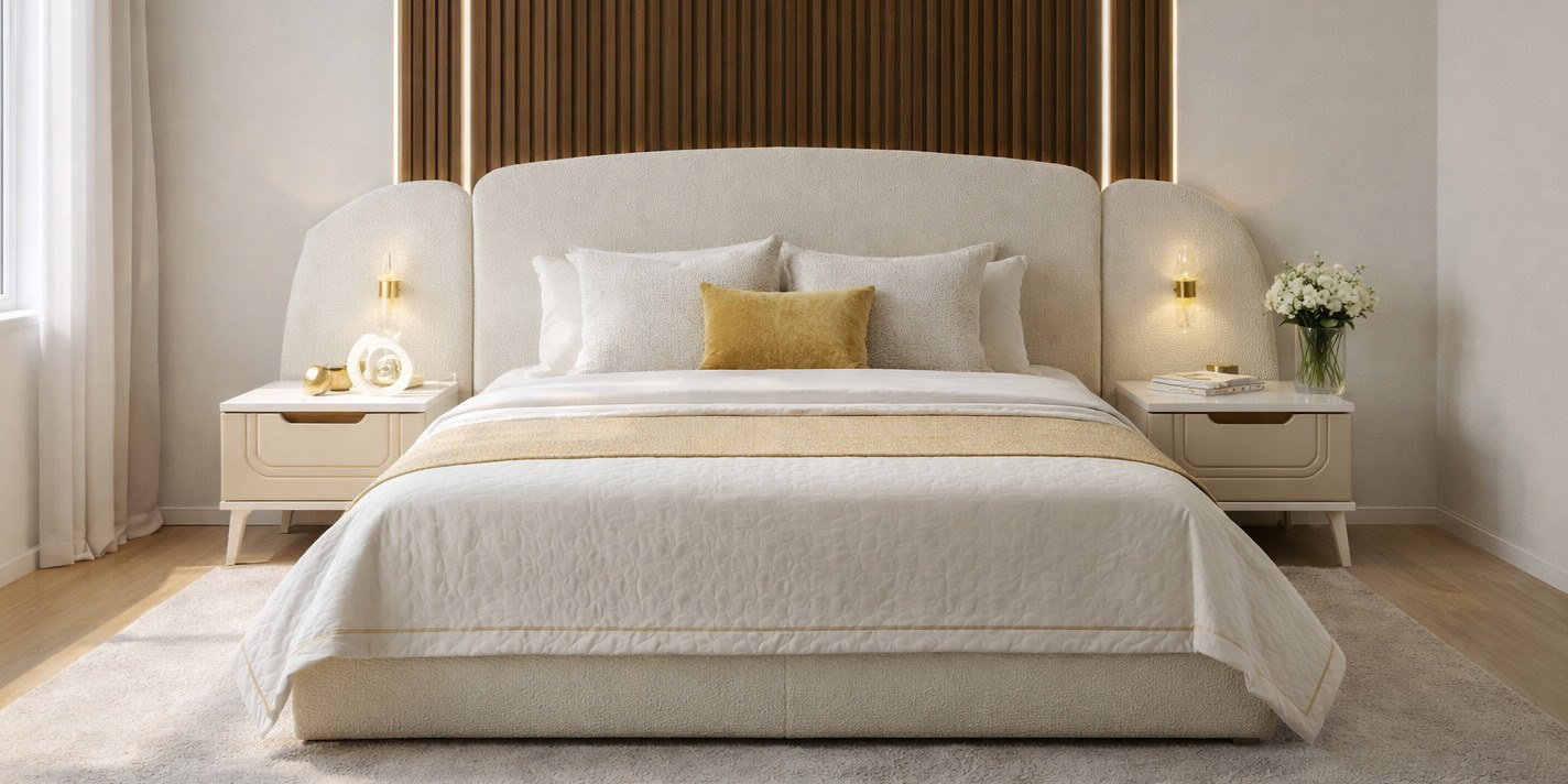 Luna Yatak Odası Takımı Kum Beji