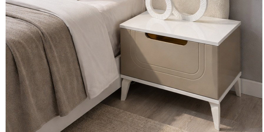 Luna Yatak Odası Takımı Kum Beji