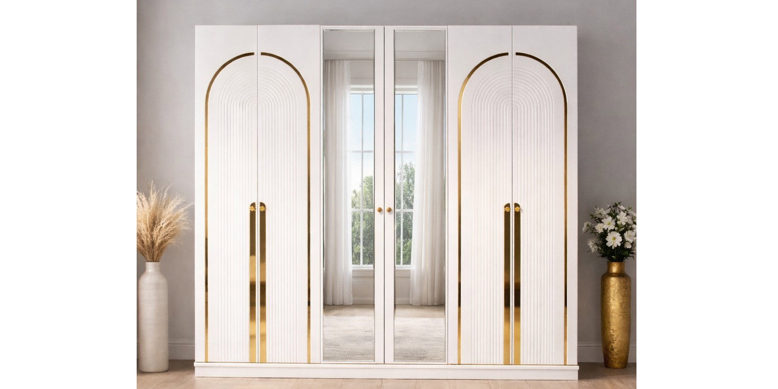 Safir Yatak Odası Takımı Beyaz