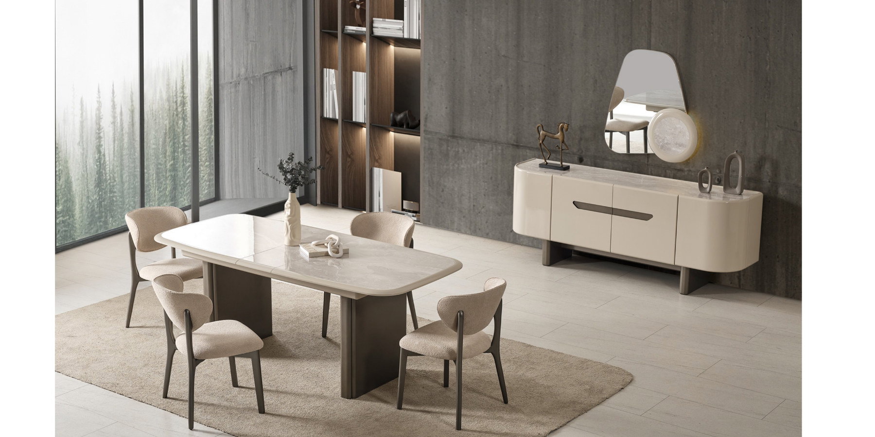 Ekol Yemek Odası Mermer