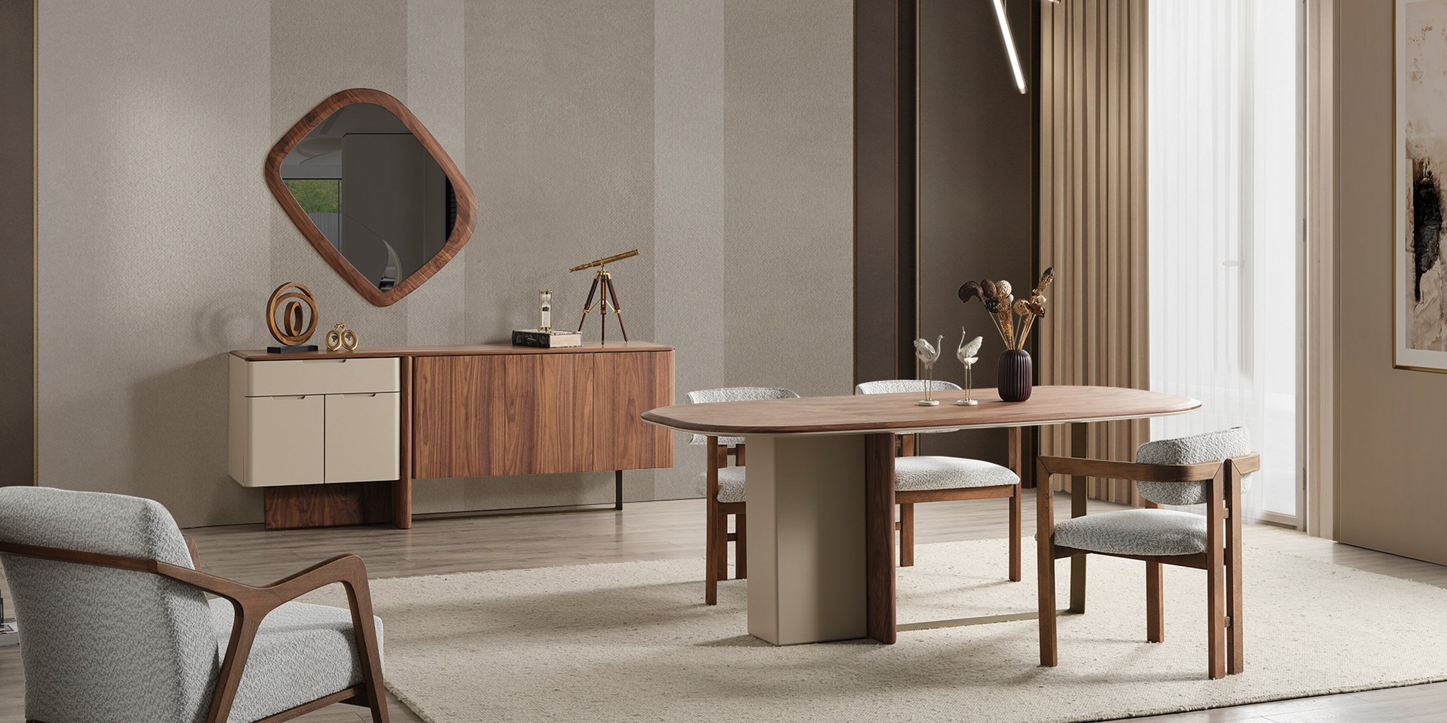 Hanzade Yemek Odası Takımı