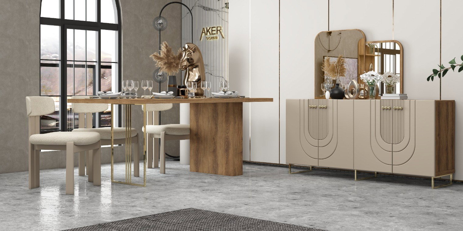 Kelebek Yemek Odası Takımı