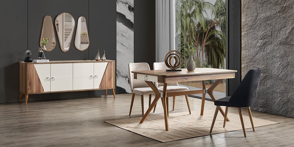 Tesla Yemek Odası Takımı