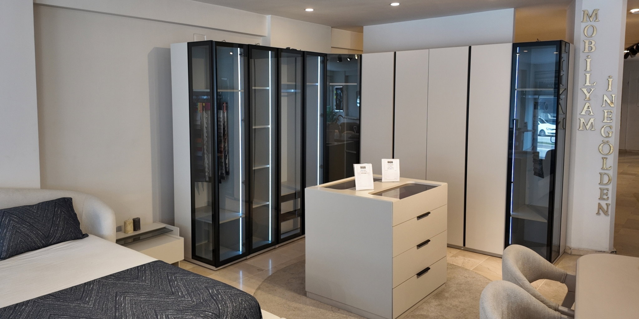 Pragma Giyinme Yatak Odası Takımı Tam Takım Teşhirden