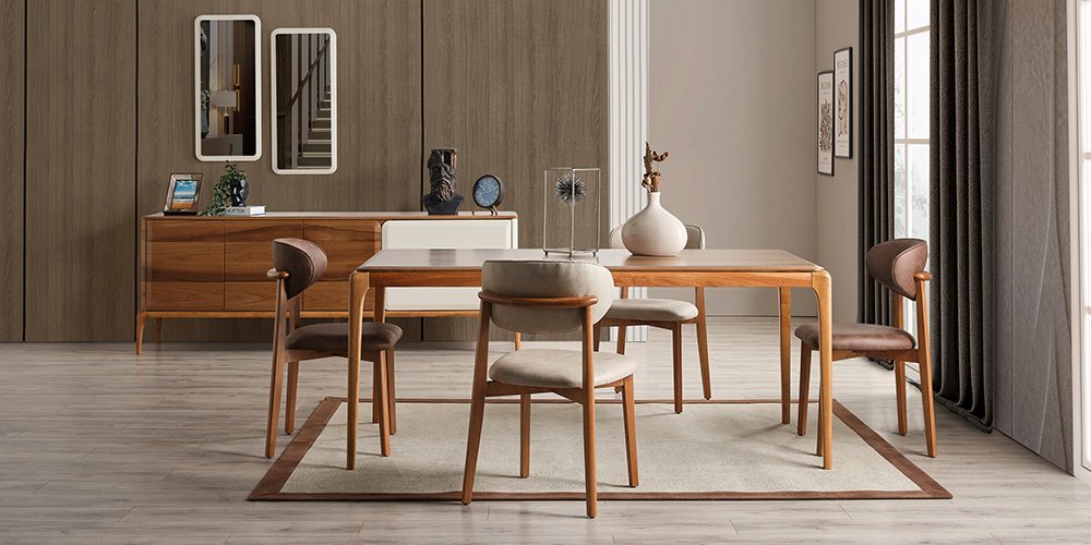 Retro Yemek Odası Takımı