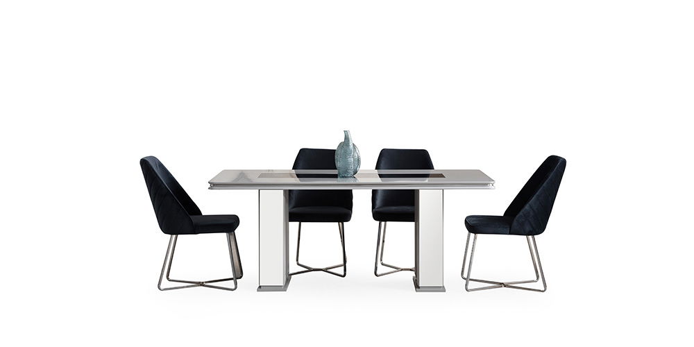 Velar Yemek Odası Takımı Sis Gri