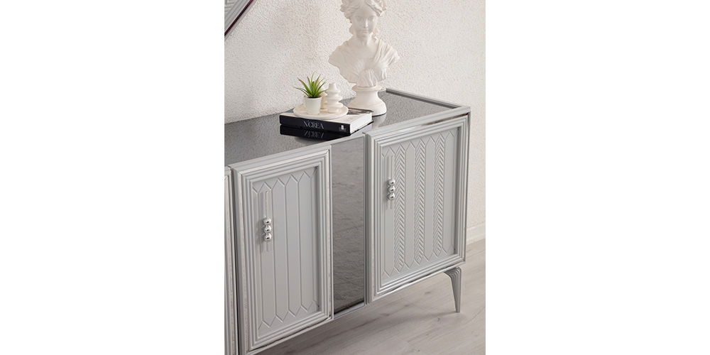 Velar Yemek Odası Takımı Sis Gri