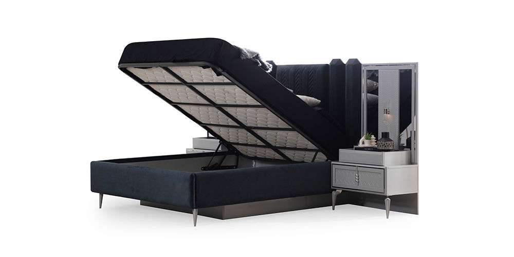 Velar Yatak Odası Takımı Sis Gri